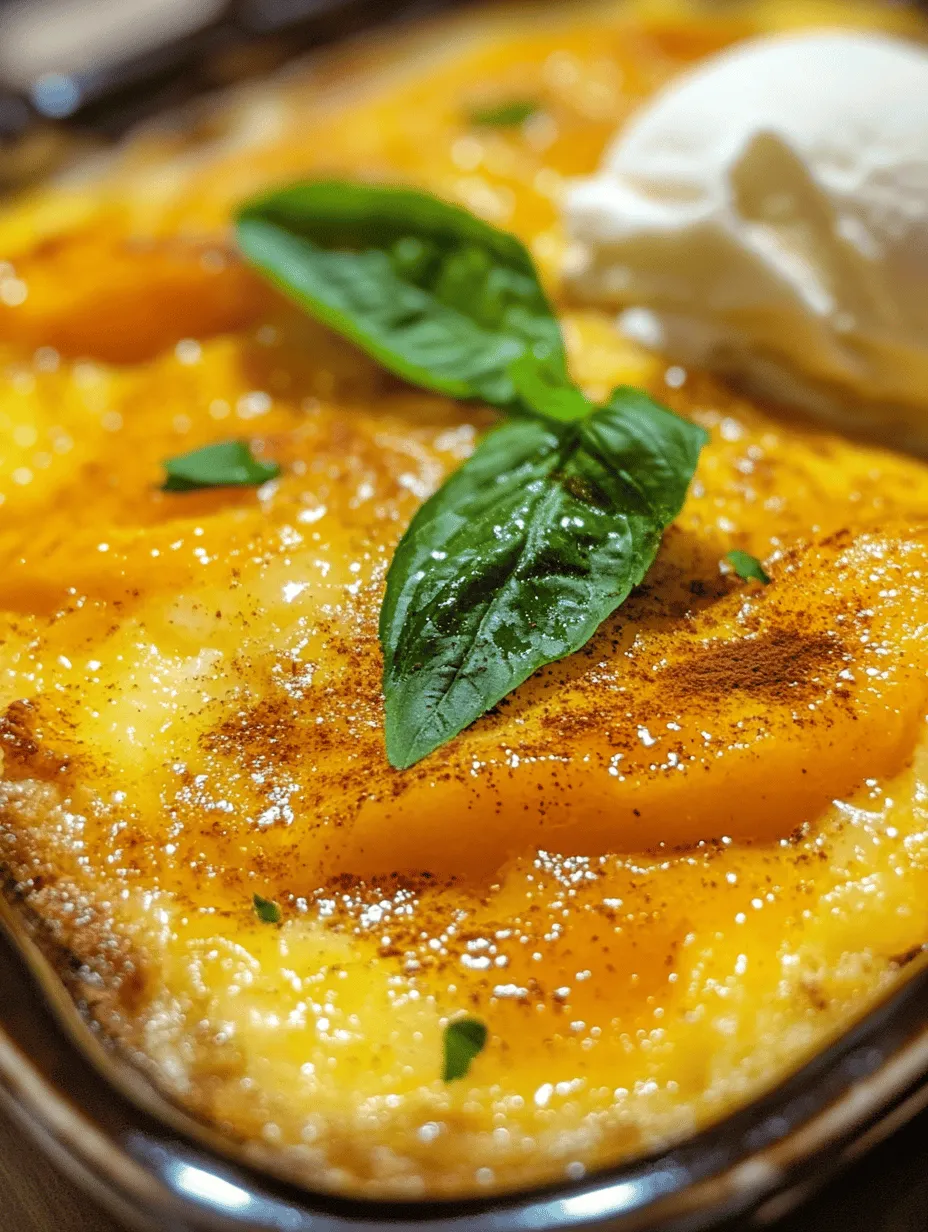 There's a warm charm embedded in Southern cuisine that resonates with comfort and nostalgia, and few dishes encapsulate that feeling quite like a freshly baked peach cobbler. This beloved dessert is more than just a recipe; it embodies the heart and soul of Southern traditions, bringing families together over shared meals and sweet memories. The aroma of ripe peaches mingling with hints of cinnamon and vanilla wafting through the kitchen evokes a sense of home, inviting everyone to gather around the table.